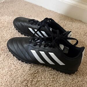 Adidas Black and White Turf Shoes